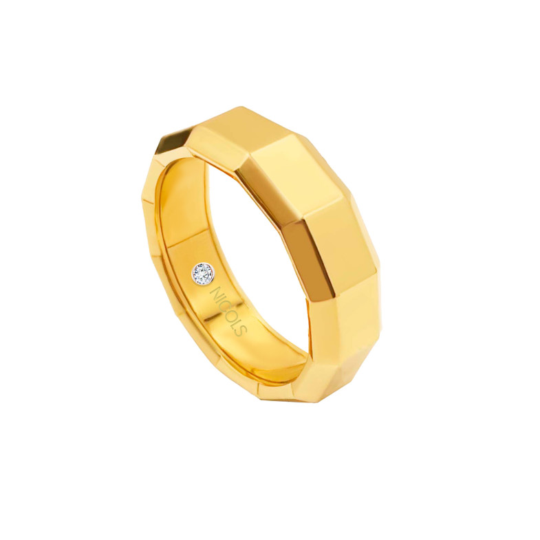 Allianz Mann Gelb Gold Diamant 5mm ZEUS 99929885110