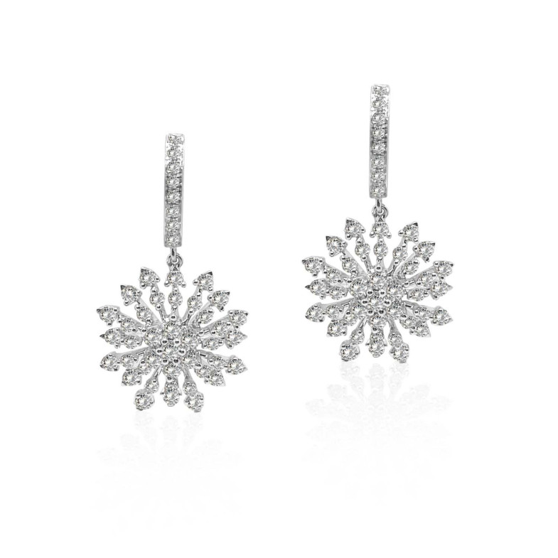 Pendientes de la Reina Diamantes COPO DE NIEVE 13711010021