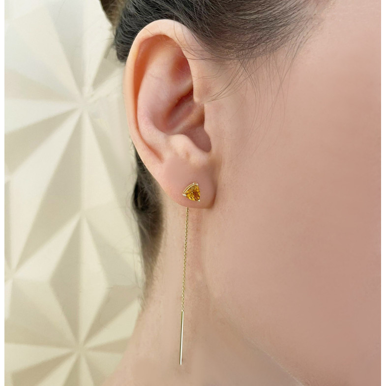 TRILLON Citrine Earrings 14711195225
