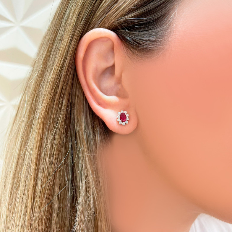 Ruby Orla Earrings 1.60 Ct. 20111291123