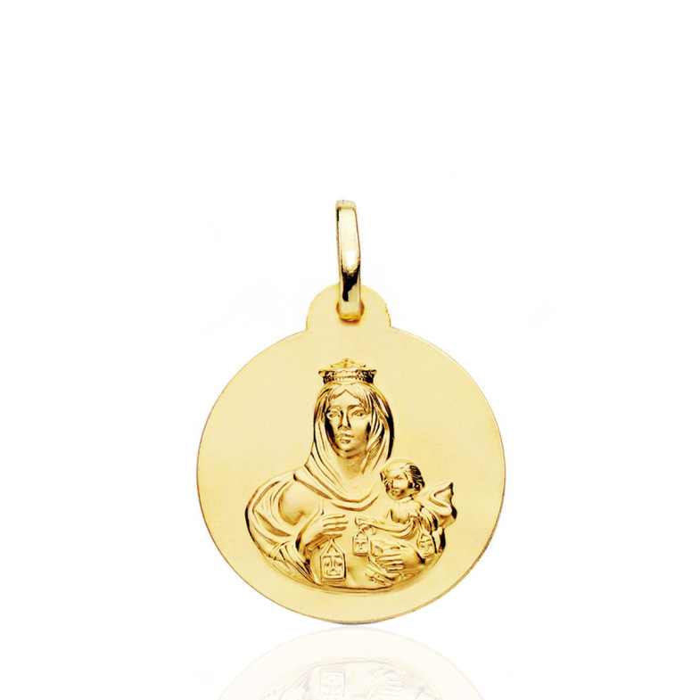Medal 20mm Carmen Virgin 18kt 36210202052