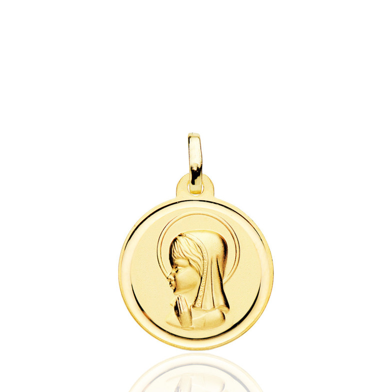 Medal 18mm Virgin Girl Shinny Bezel 18kt 36210511852