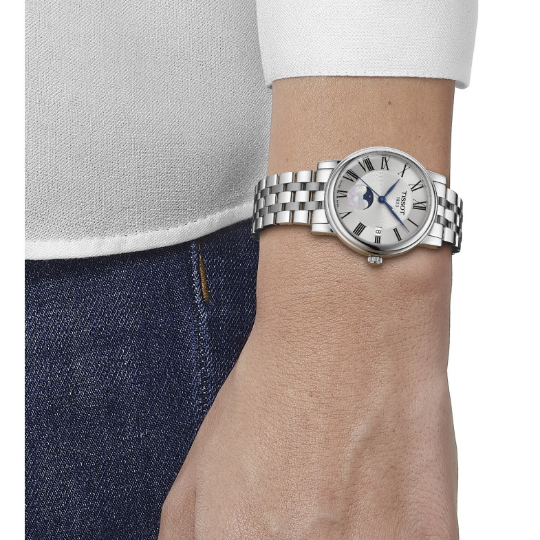 TISSOT CARSON PREMIUM LADY MOONPHASE T122.223.11.033.00