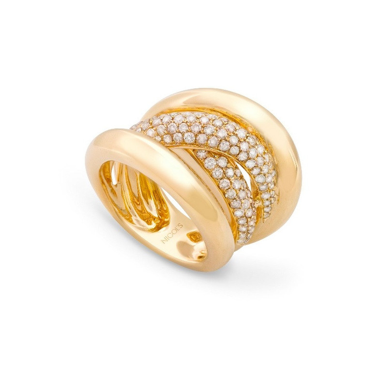 Ouro anel de diamante EARTH EARTH 27710170011