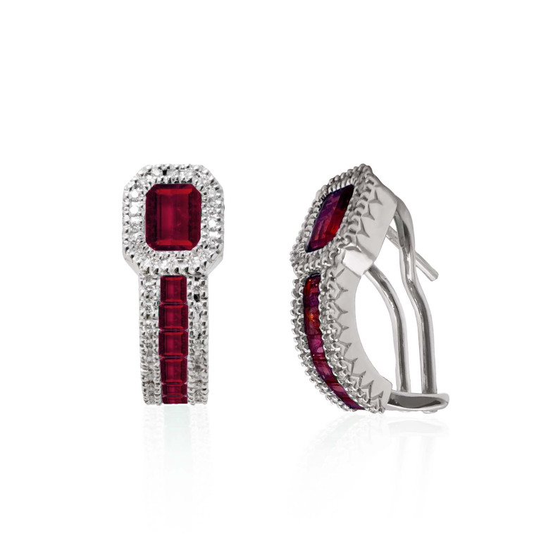 Rubi Ohrringe DIAMANTFARBE 14710380223