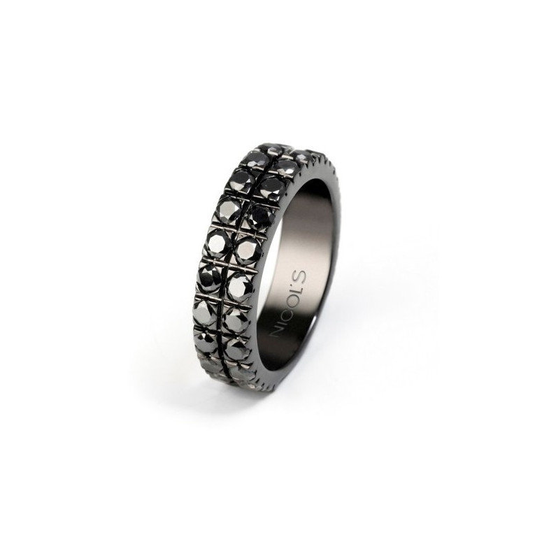 Schwarzer Diamantring BLACK POWER 26910110011