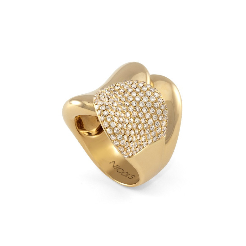 Anel de ouro com diamante BURNING EARTH 27710020011