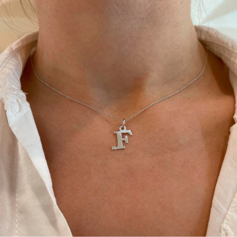 Collar Inicial F DOT DIAMOND 14710500541