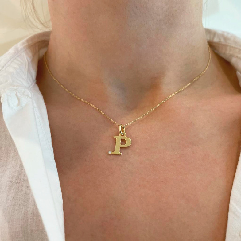 Collana iniziale P DOT DIAMOND 14710506541