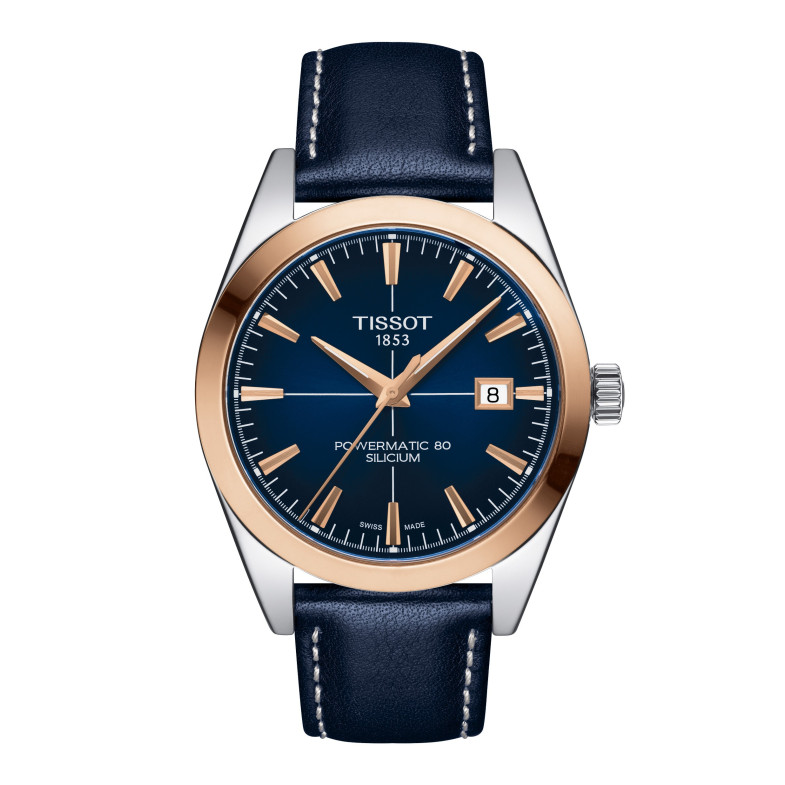 TISSOT GENTLEMAN POWERMATIC 80 SILICIUM SOLIDA 18K GOLD BEL T927.407.46.041.00