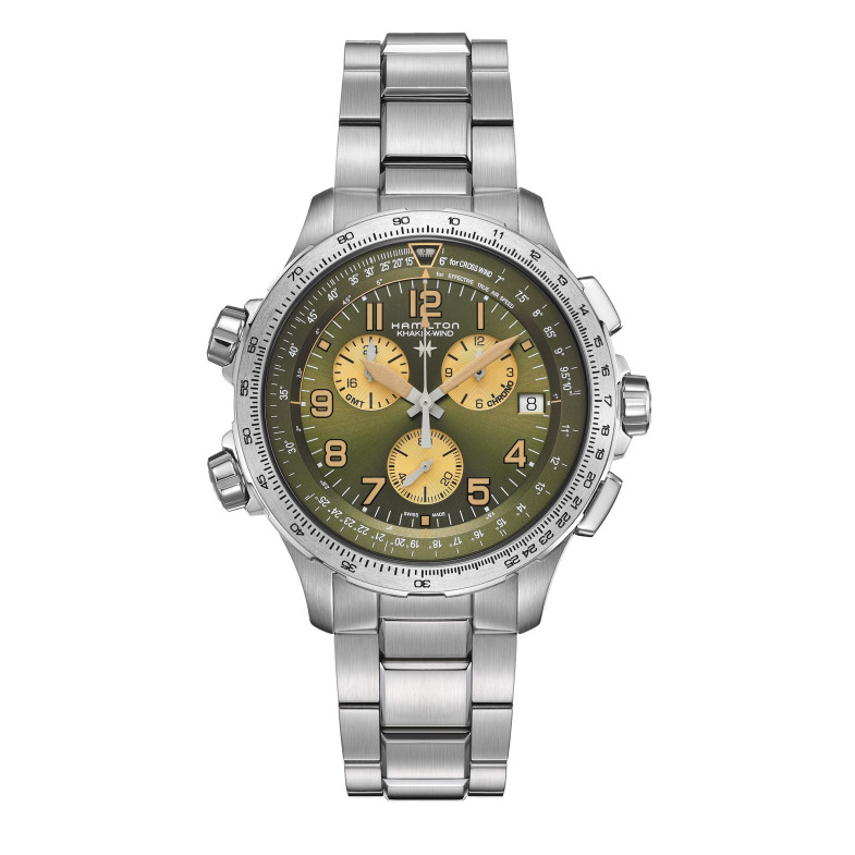 HAMILTON KHAKI X-WIND GMT CHRONO QUARTZ H77932160