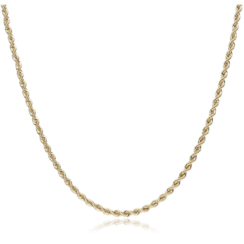 18kt Gold Chain SOLID CORD 4.5mm 60cm 17810503050
