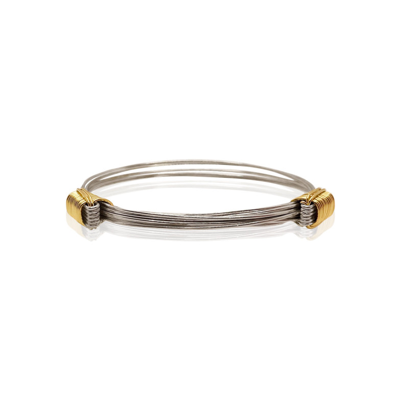 Silver Yellow Gold Bracelet SLIDING KNOT 33810010630