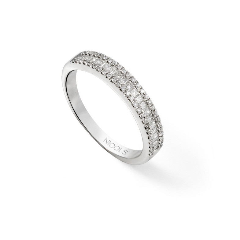 PRINCESS Alliance Ring 0,50 Weißgold 14710330011