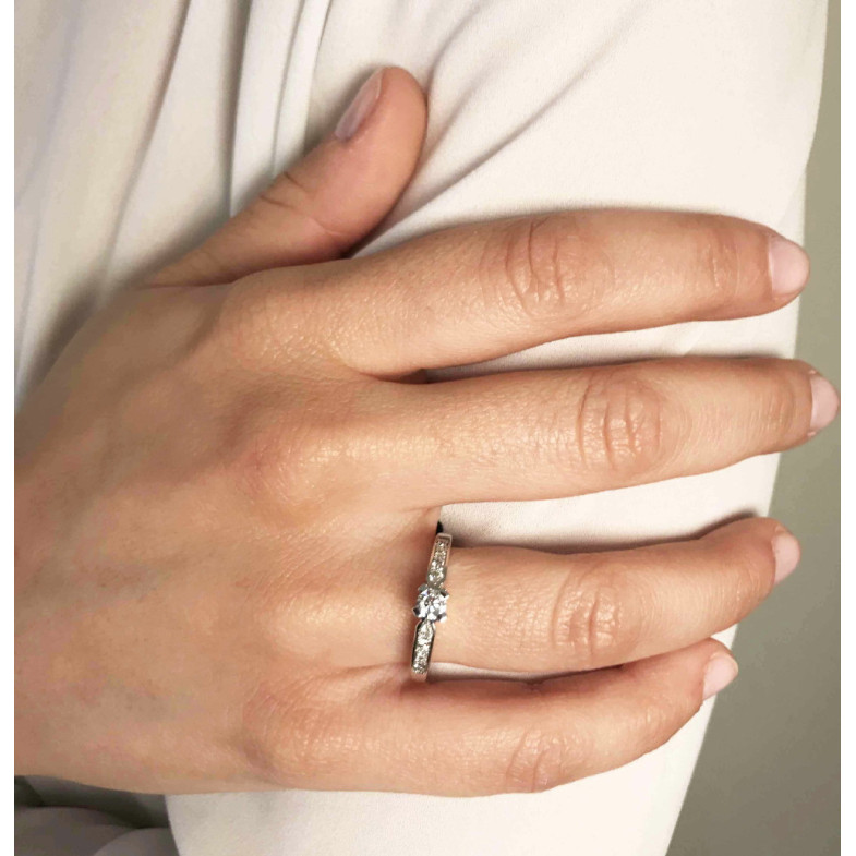 Solitaire ring 99928665411 NORAH 0.35 NICOLS