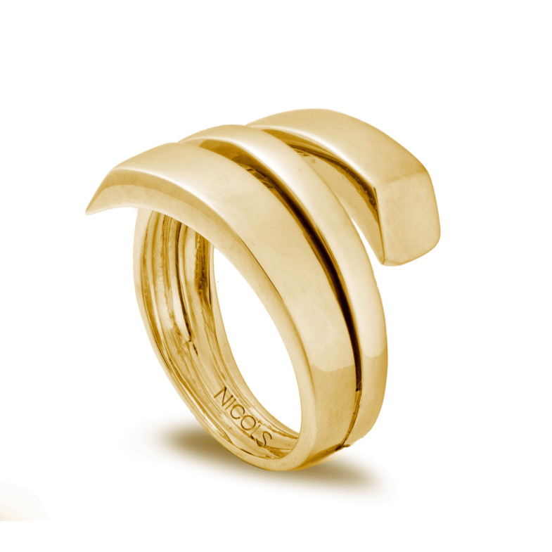 Anillo TRIBANDA COMPLETA Oro Amarillo 35010062010
