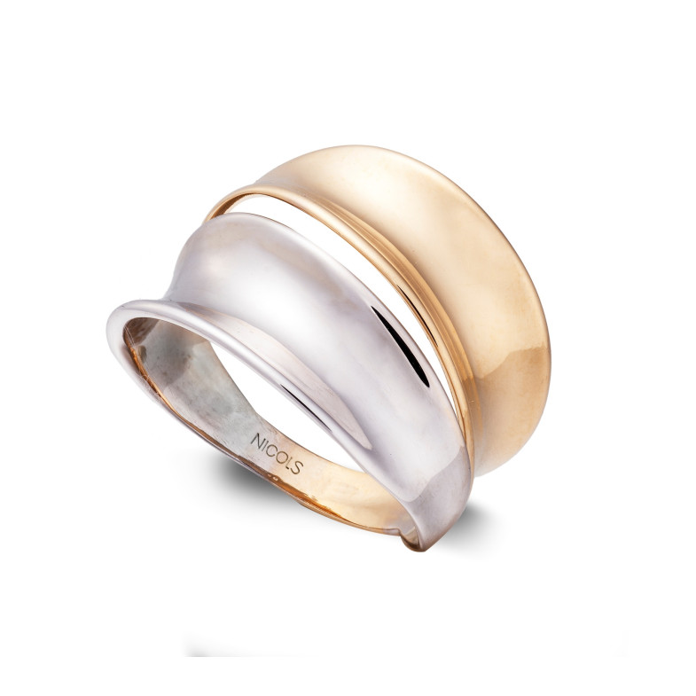 BASIC GOLD Goldring ZWEI KONVEXBÄNDER 35010050110