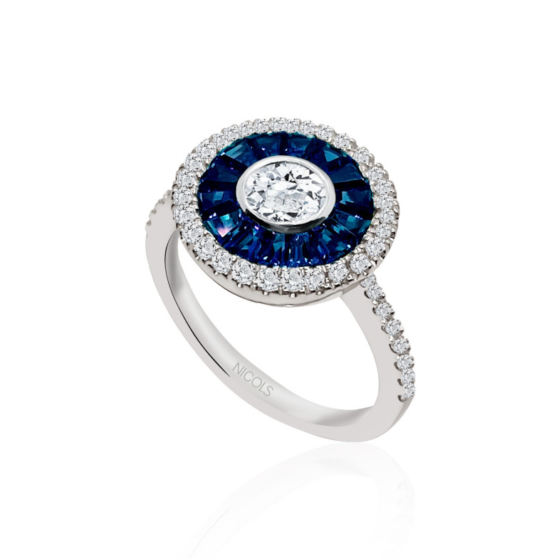 Sapphire PARTRIDGE EYE Ring 14711200211