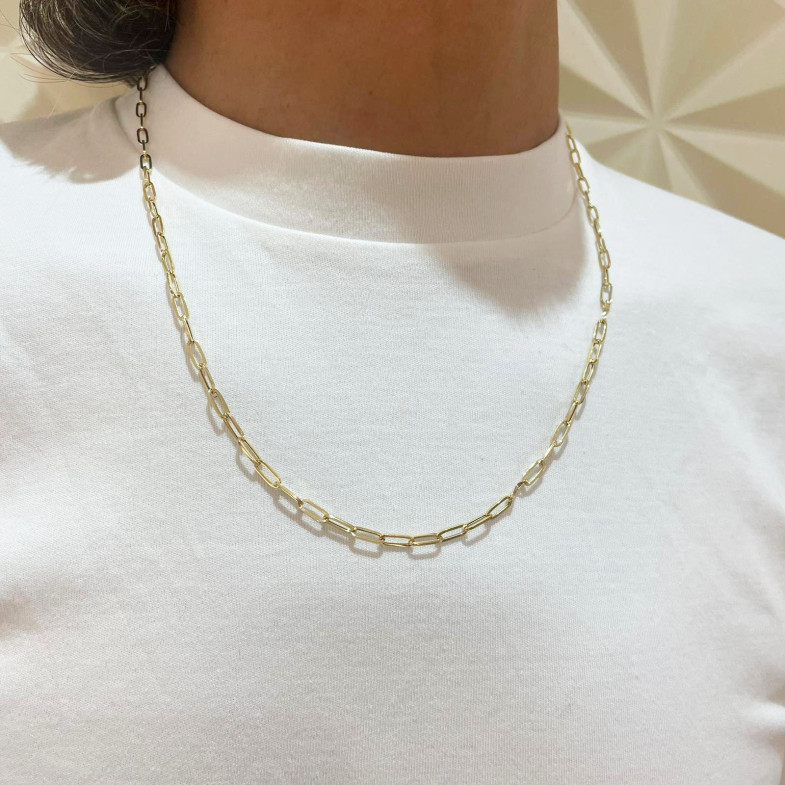 18kt Gold Chain FLAT 3.0x9.0mm 60cm 35910190640