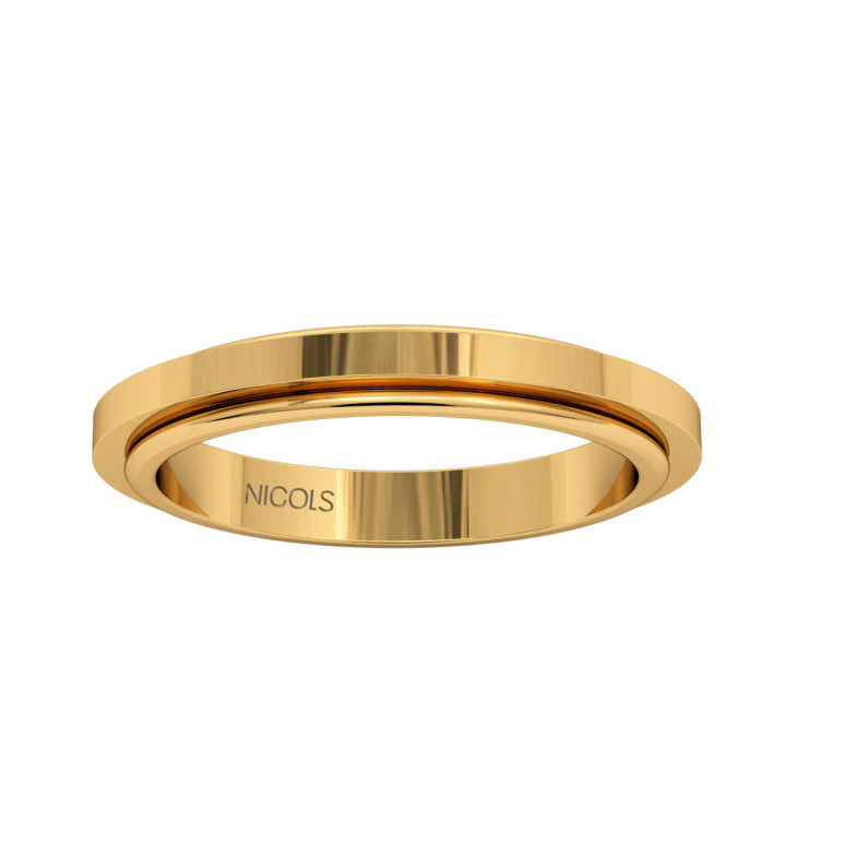 Wedding Ring Rotating LILIT Yellow Gold