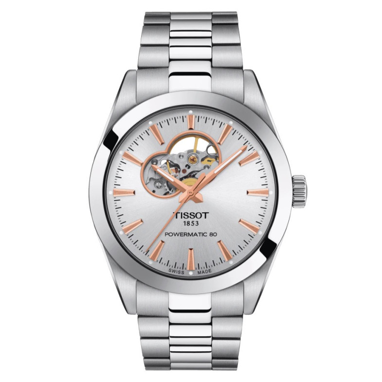 TISSOT GENTLEMAN POWERMATIC 80 OPEN HEART T127.407.11.031.01