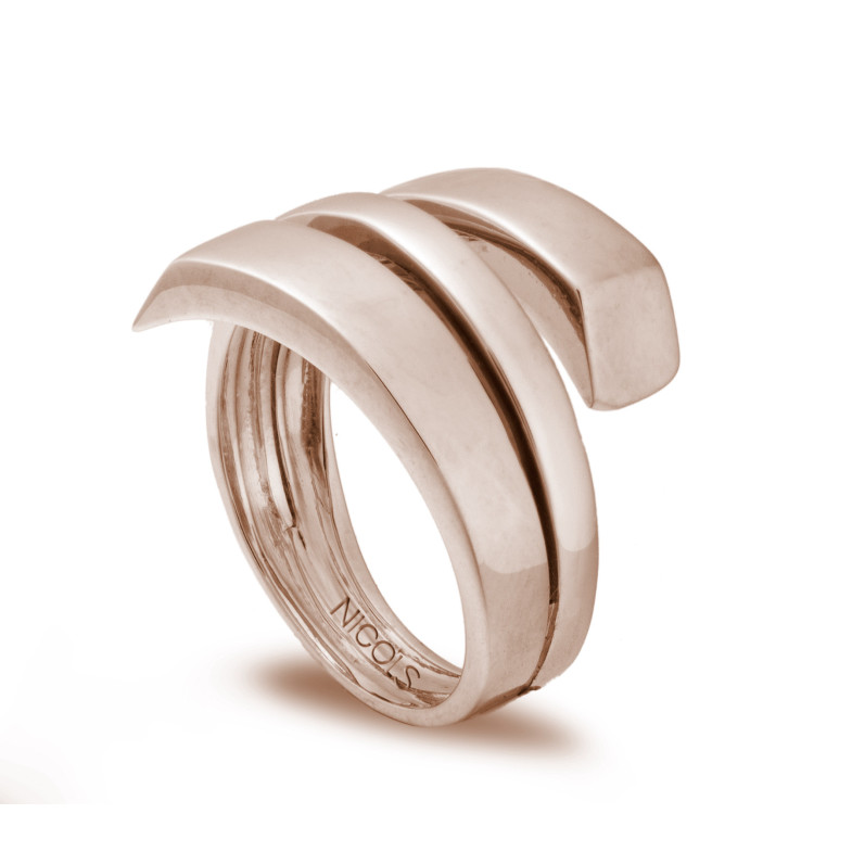 Anello TRIBANDA COMPLETA Oro Rosa 35010062310