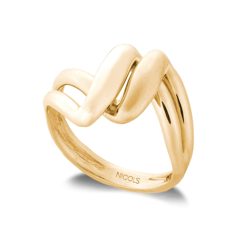 Anel de ouro ENFRENTO DE GAL DE BASE 350105010101010