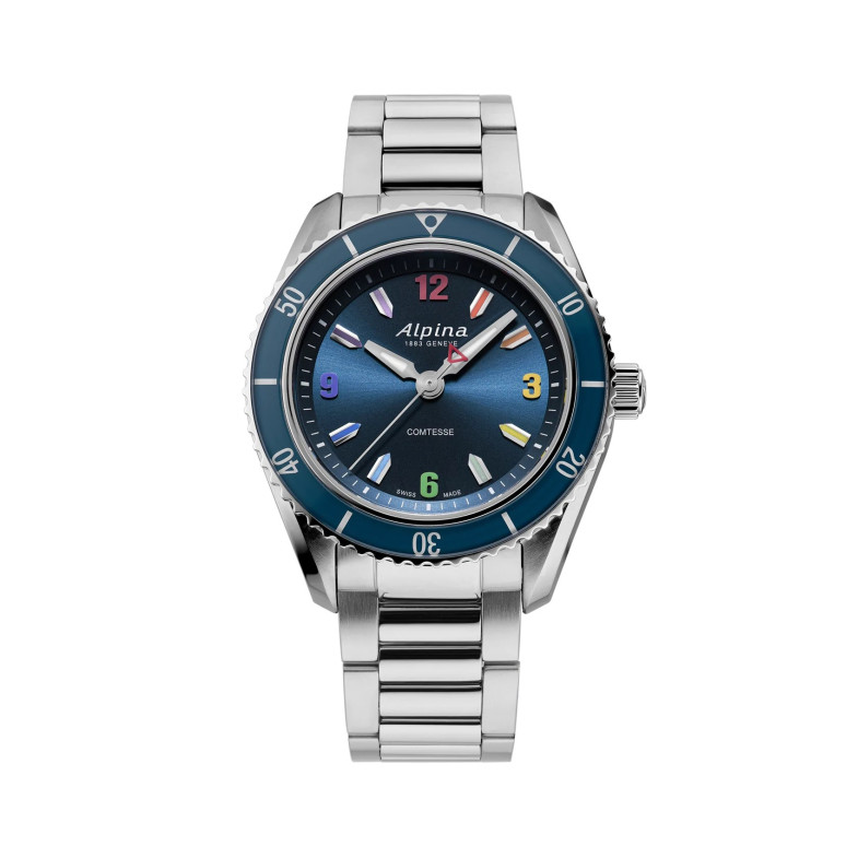 Alpina Comtesse Esporte Quartzo Arco-Íris AL-235NRB3C6B