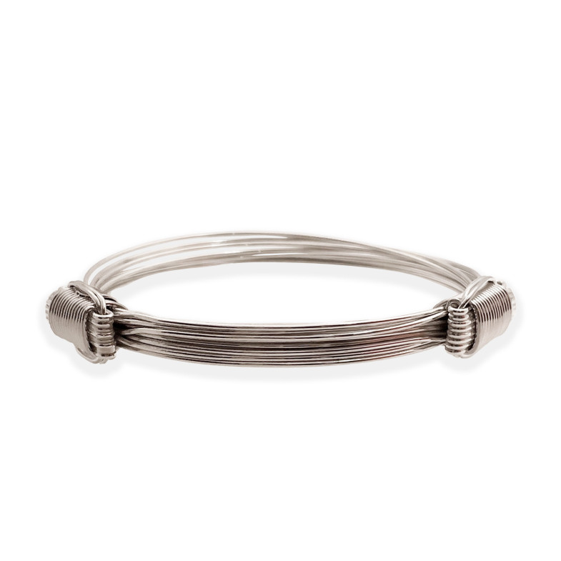 Pulsera Plata Nudo CORREDERA 8 Hilos 33810000834