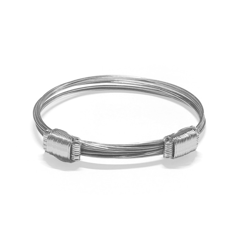 Silver Knot Bracelet SLIDING 10 Threads 33810000934