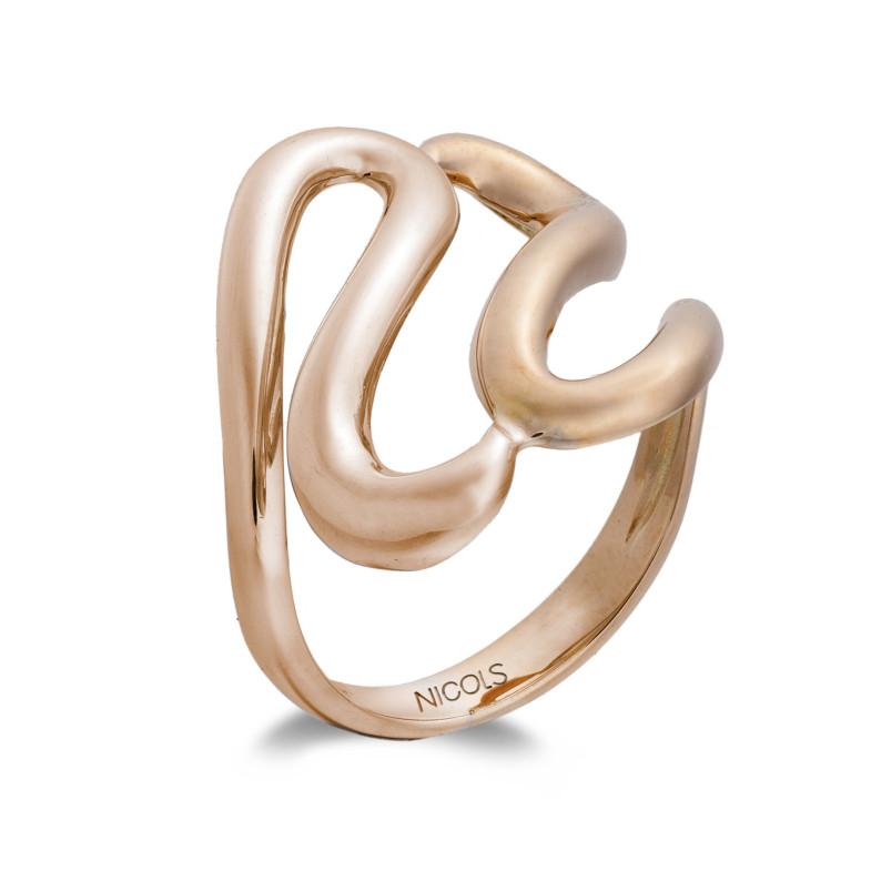 Gold ring BASIC FOUR WAVES GOLD LATIGO UNITED 35010101810