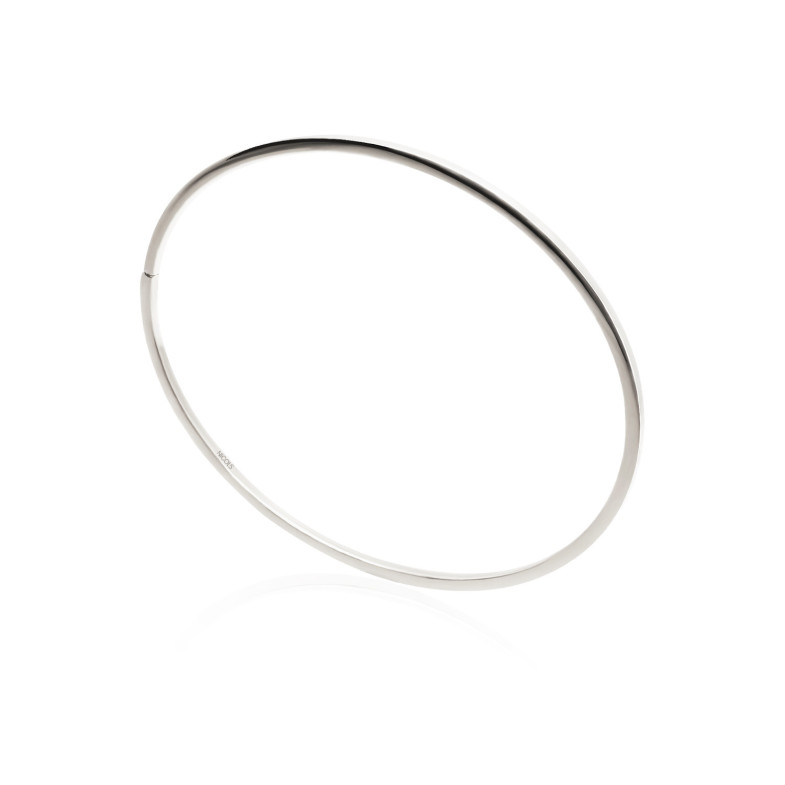 Bracciale in oro bianco tubo quadrato 35010910030