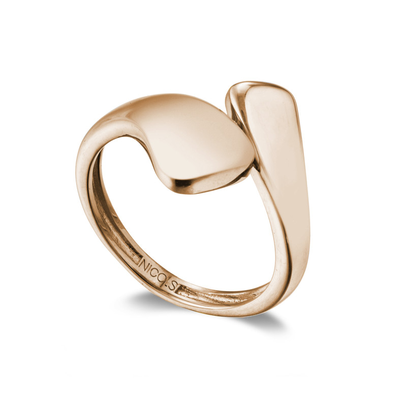 Gold Ring Elegance You and Me Concava 35010032310