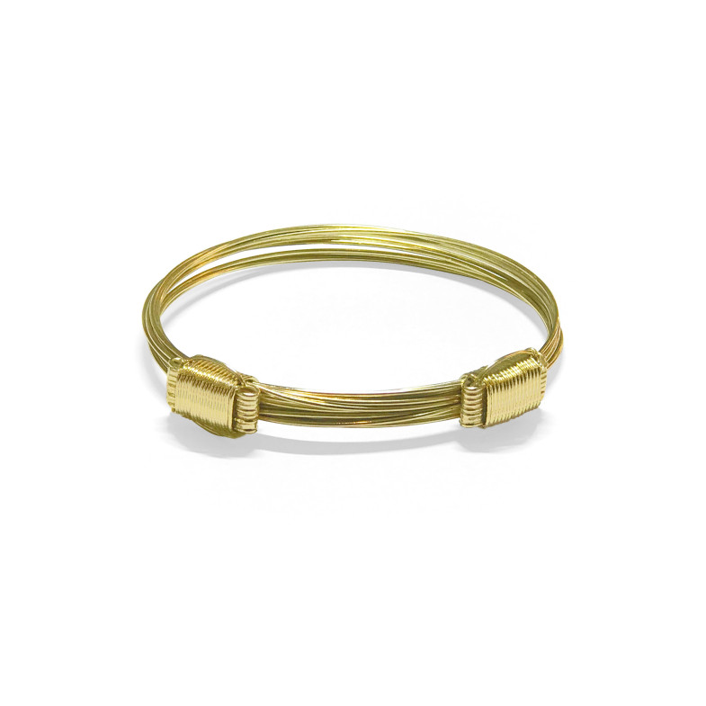 Yellow Gold Bracelet Sliding Knot 8 Wires 33810010130