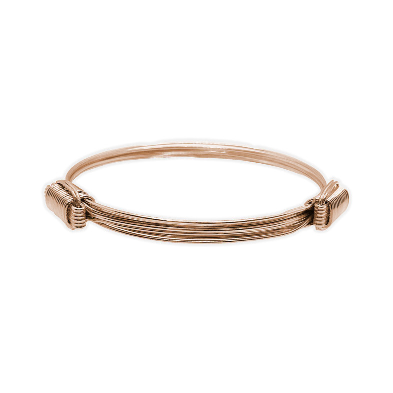Rose Gold Sliding Knot Bracelet 6 Threads 33810011130