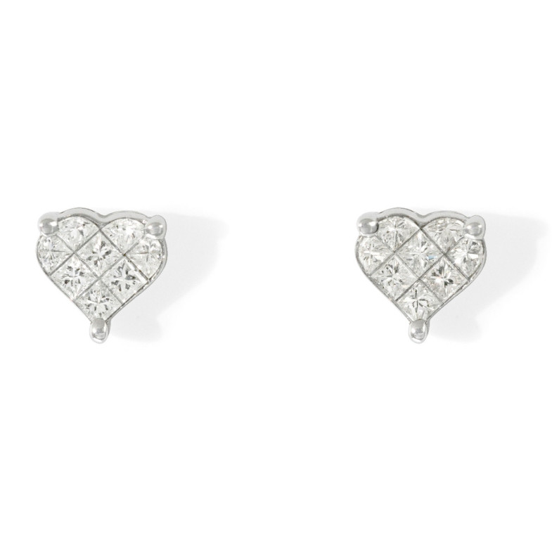 Brincos de diamante DORMILONA HEART 22910000121