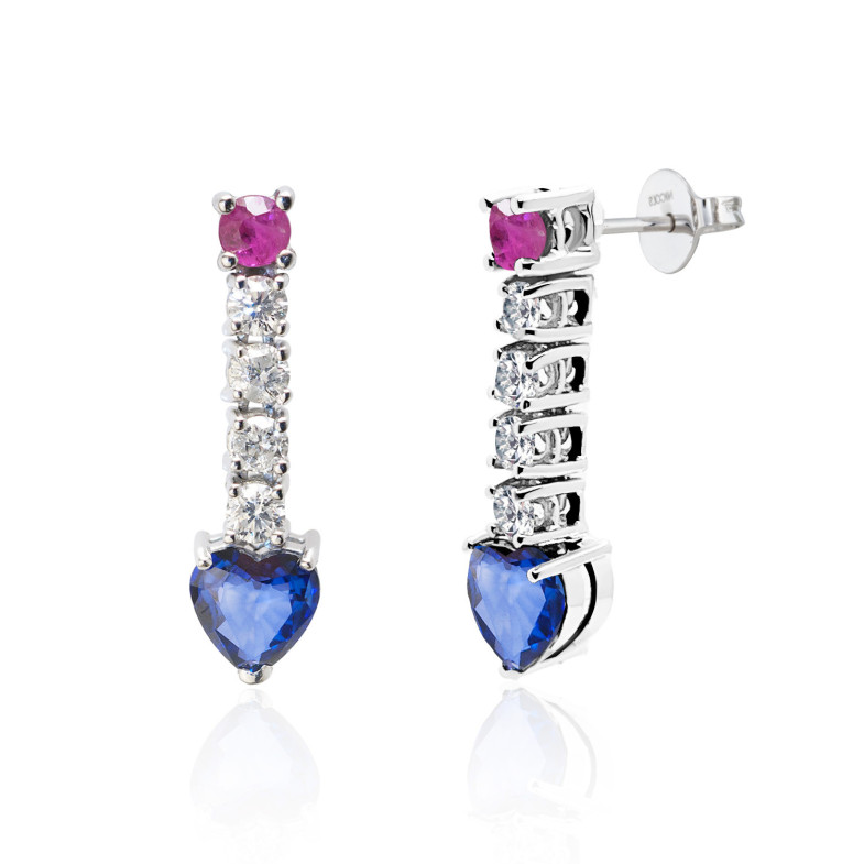 Orecchini con diamanti SANGUE BLU 99928151023
