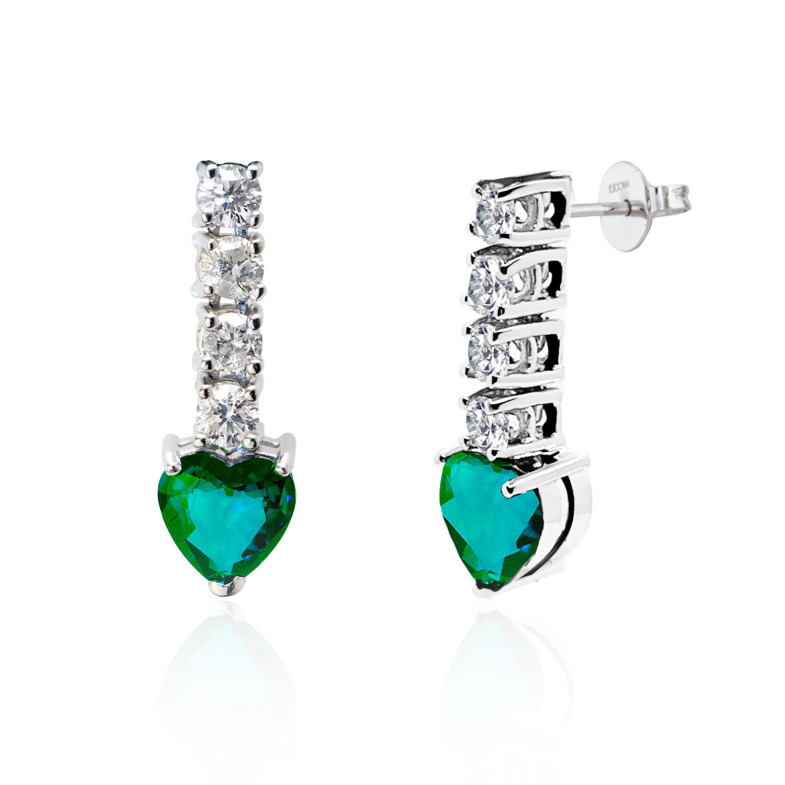 Pendientes Esmeraldas SANGRE AZUL 99928152023