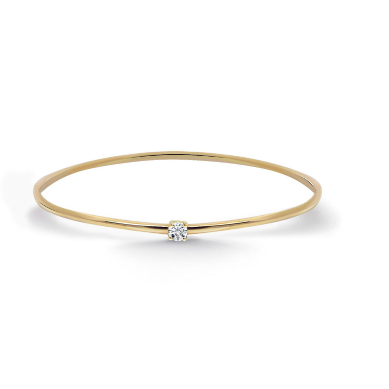 Bracelet en or jaune 1 Diamant Eloise 35010951131