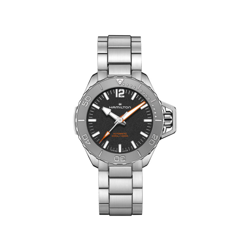 Hamilton Cáqui Marinha Frogman Auto H77485130