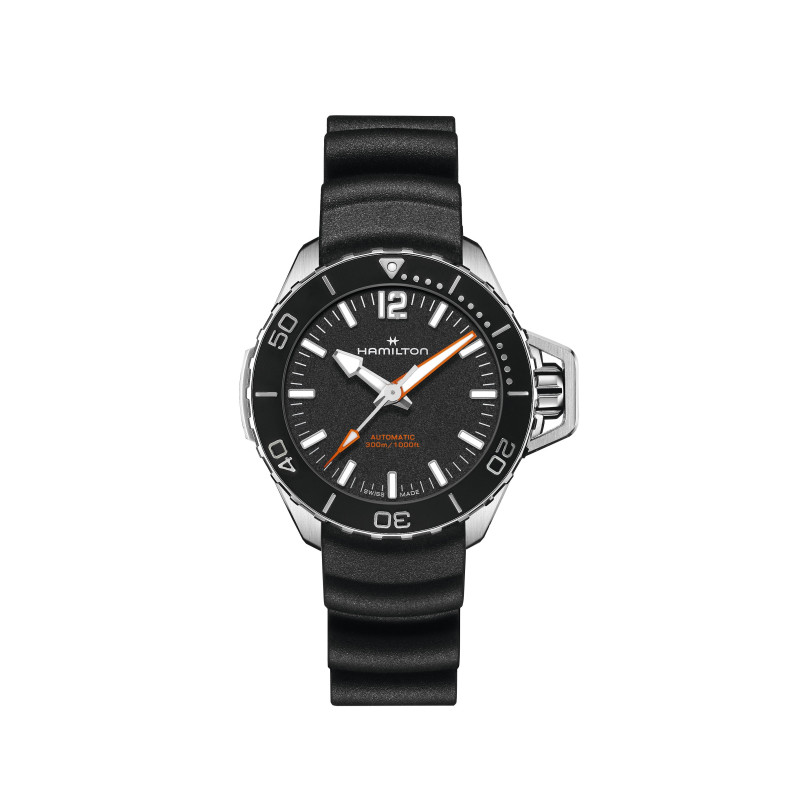 Hamilton Cáqui Marinha Frogman Auto H77455330