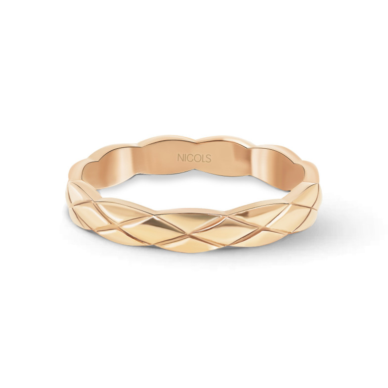 Apollo Wedding Ring Pink Gold 35mm 99930105010