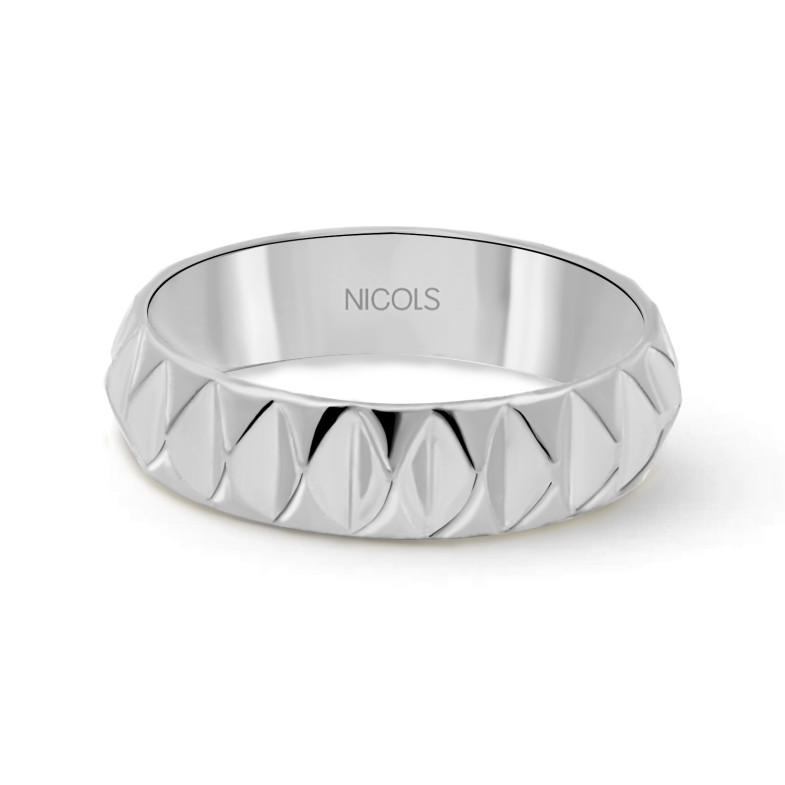 Ulises Wedding Ring White Gold 40mm 99930145110