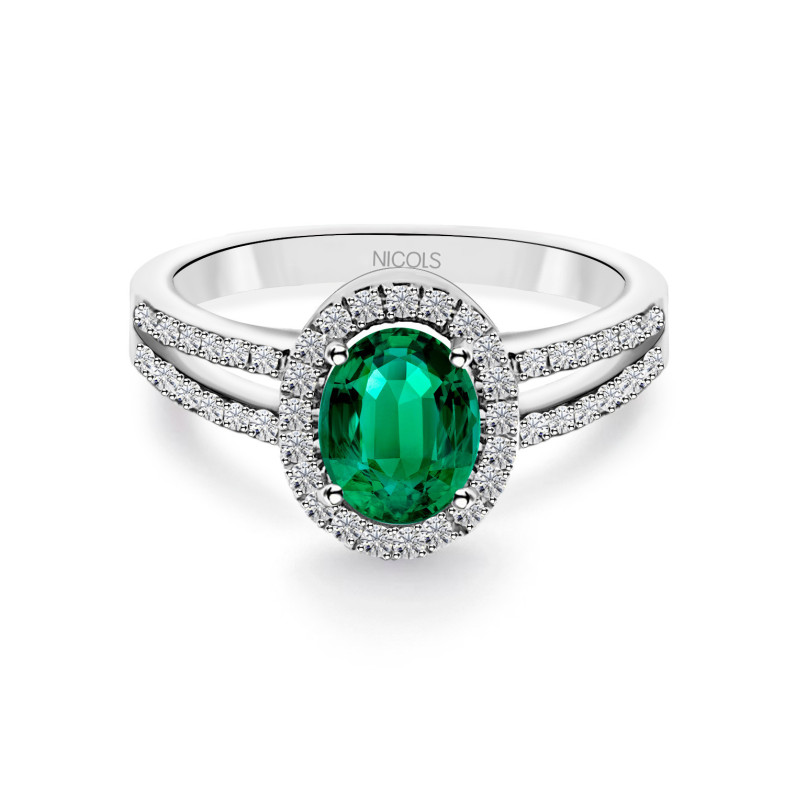 Emeralda Diamond Ring 0.80 14710321211
