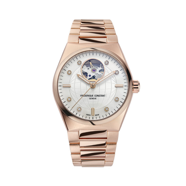 Frederique Constant Batimento cardíaco automático feminino Highlife FC-310MPWD2NH4B