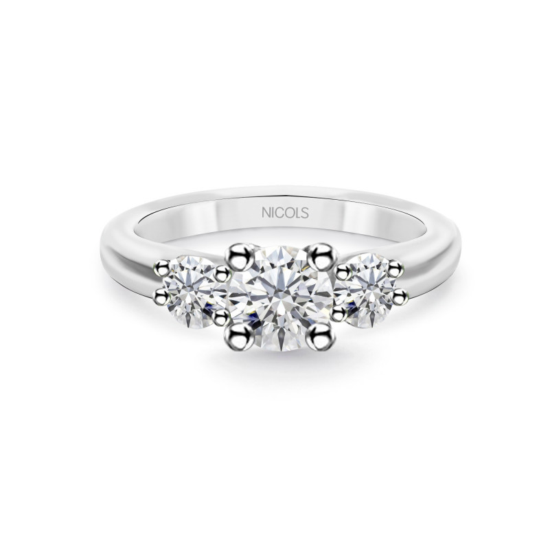 Solitaire Ring MEGAN TRILOGY 0.80 99929253011