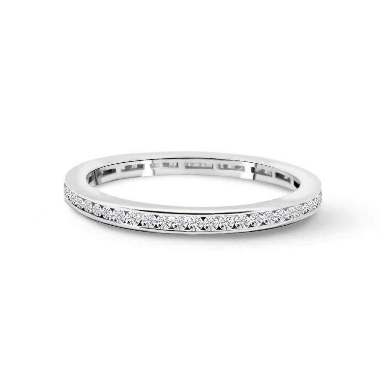 Chloe Eternity Diamond Ring 0.48 White Gold 14710781011