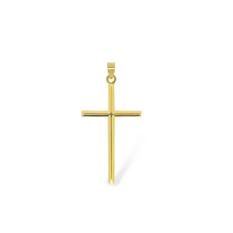 Yellow Gold Cross Round Tube 24x14 36810020053