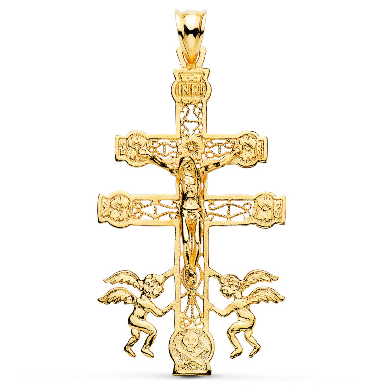Caravaca Gold männlich 18Kt 49x27mm Filigrana 36213005053