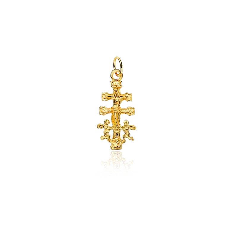 Croce d'oro di Caravaca 18Kt 23x12mm 04520010253